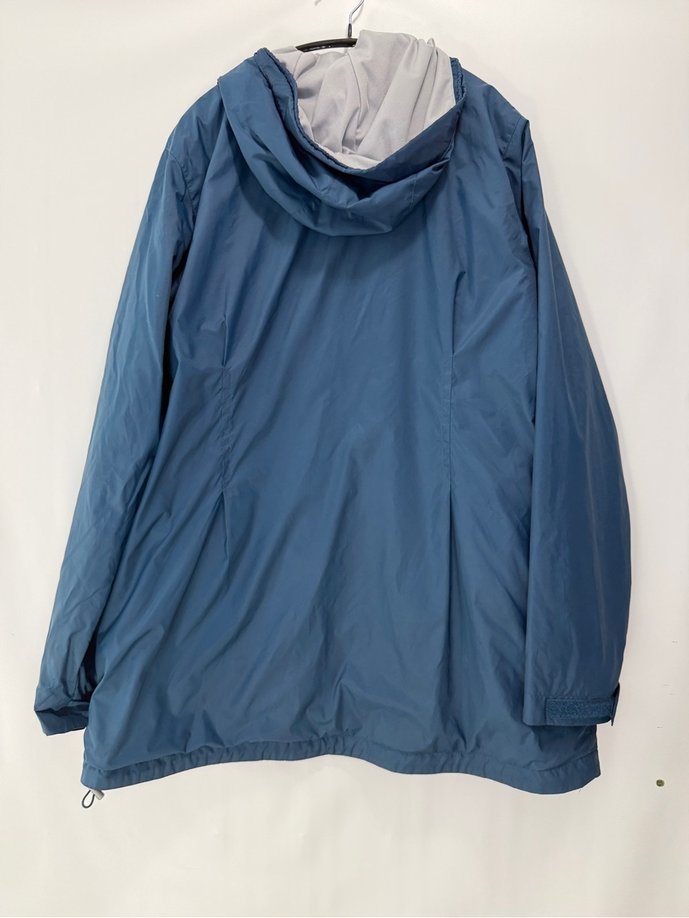 Columbia Blue Hooded Rain Jacket Lined Women’s XL - Picture 6 of 14